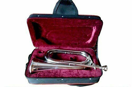 % Off Bb Tunable Chrome Plated Professional School-army,militaria Boy Bugle+case