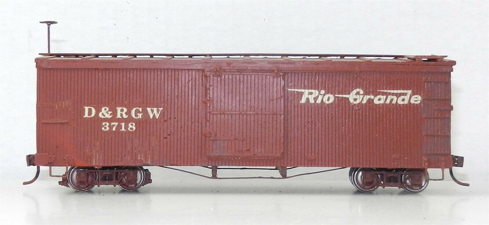 Sn3 Narrow Gauge #3718 D&rgw Rio Grande Camel Door Version Box Car ~ T132a