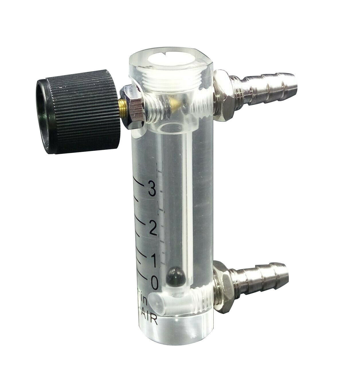Lzq-2, 0-3lpm Oxygen Flow Meter With Control Valve For Oxygen Gas Conectrator
